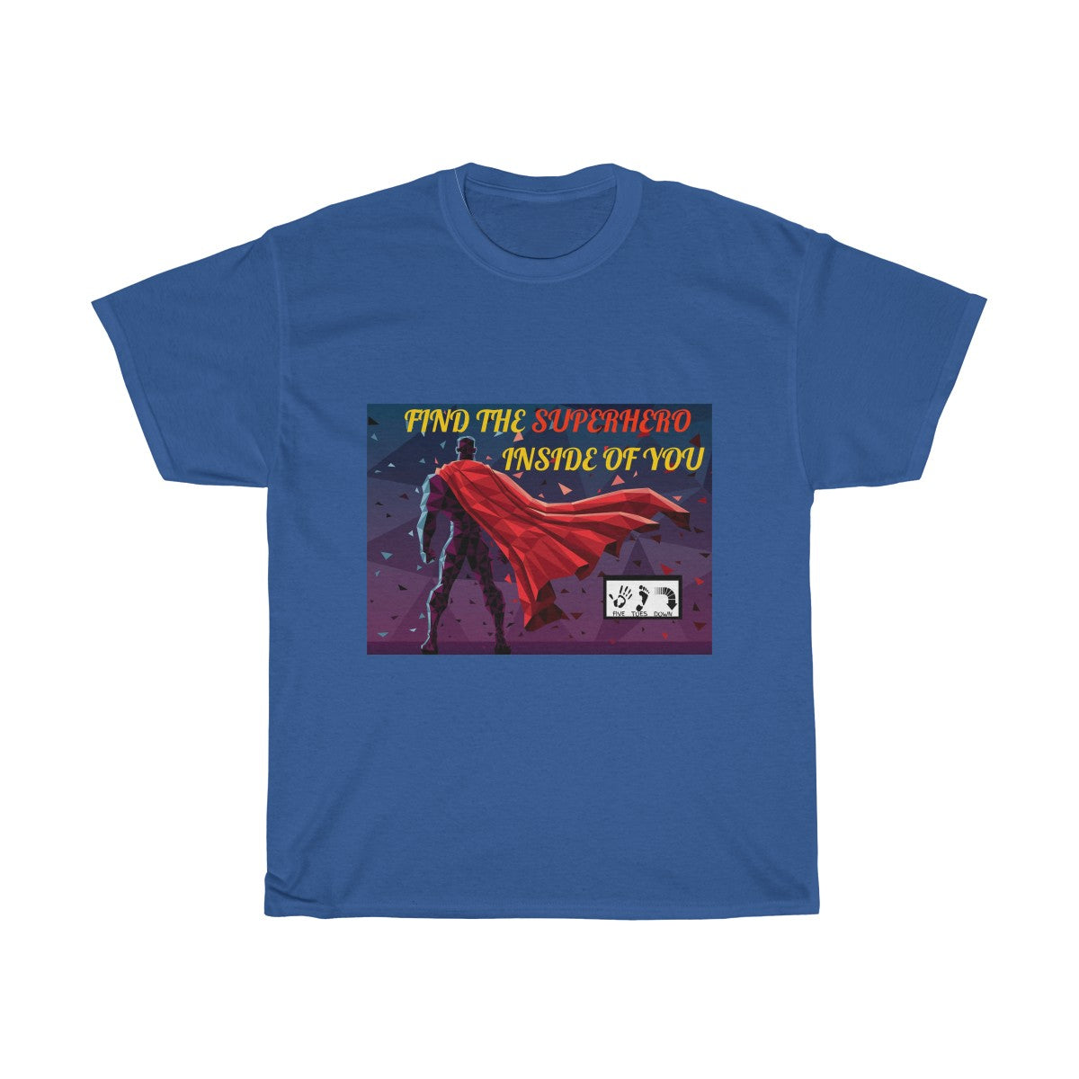 Five Toes Down Superhero Unisex Tee