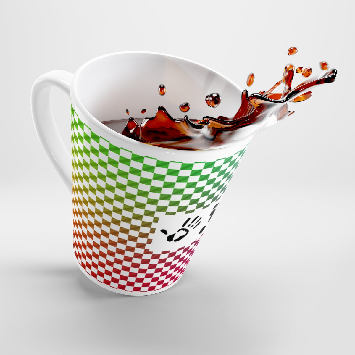 Five Toes Down Latte Mug