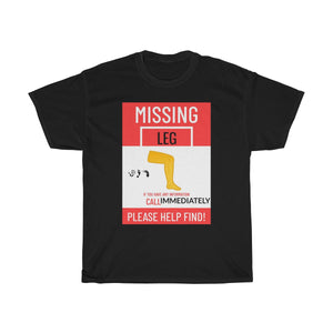 Five Toes Down Missing Leg Unisex Tee