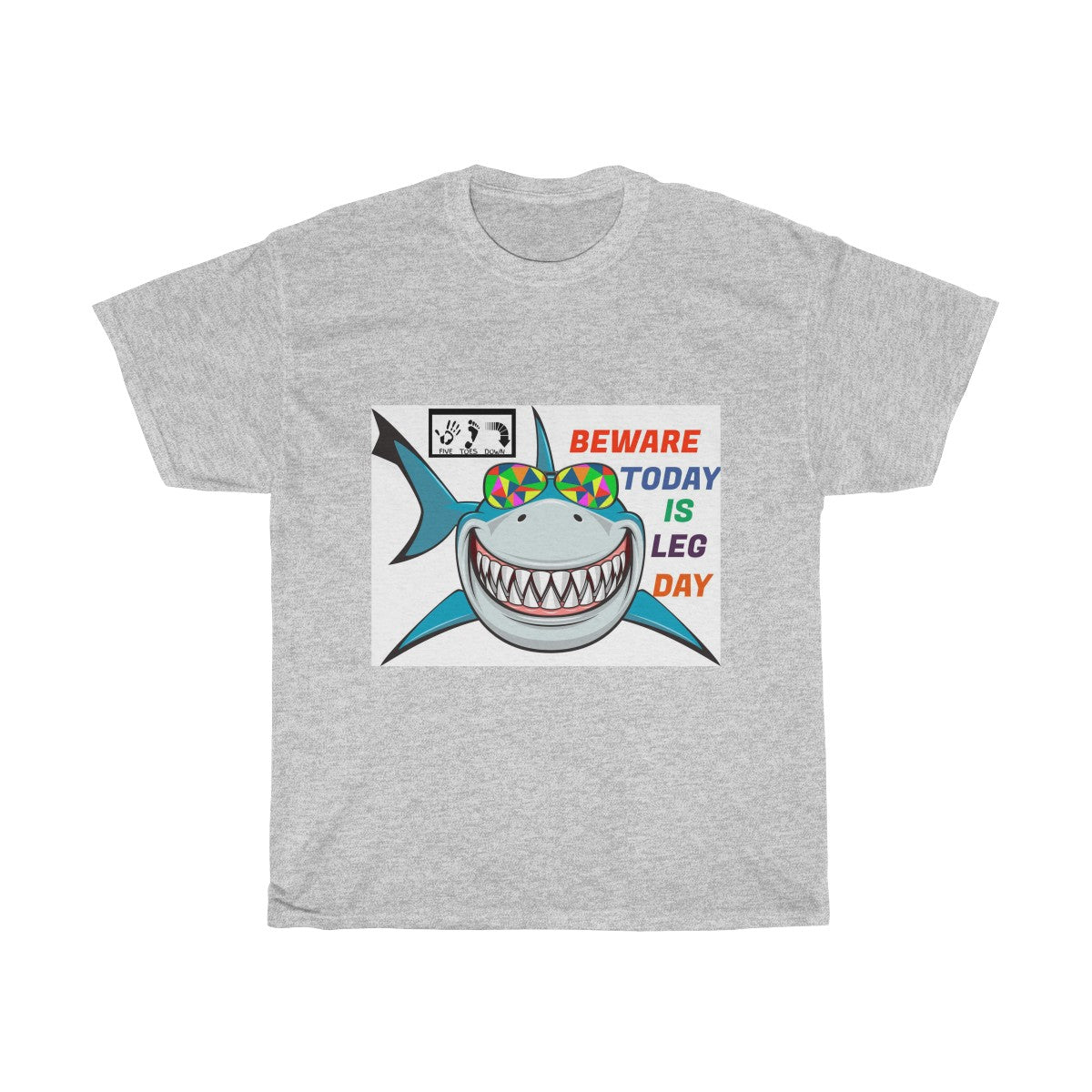 Five Toes Down Shark Attack Unisex Tee