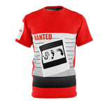 Five Toes Down Wanted Unisex Cut & Sew Tee