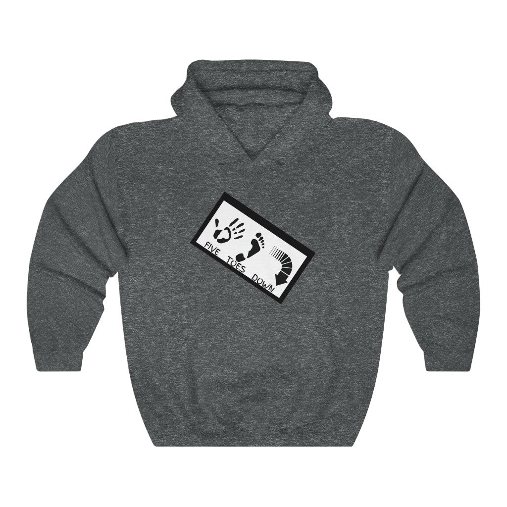 Five Toes Down Logo Unisex Heavy Blend Hooded Sweatshirt