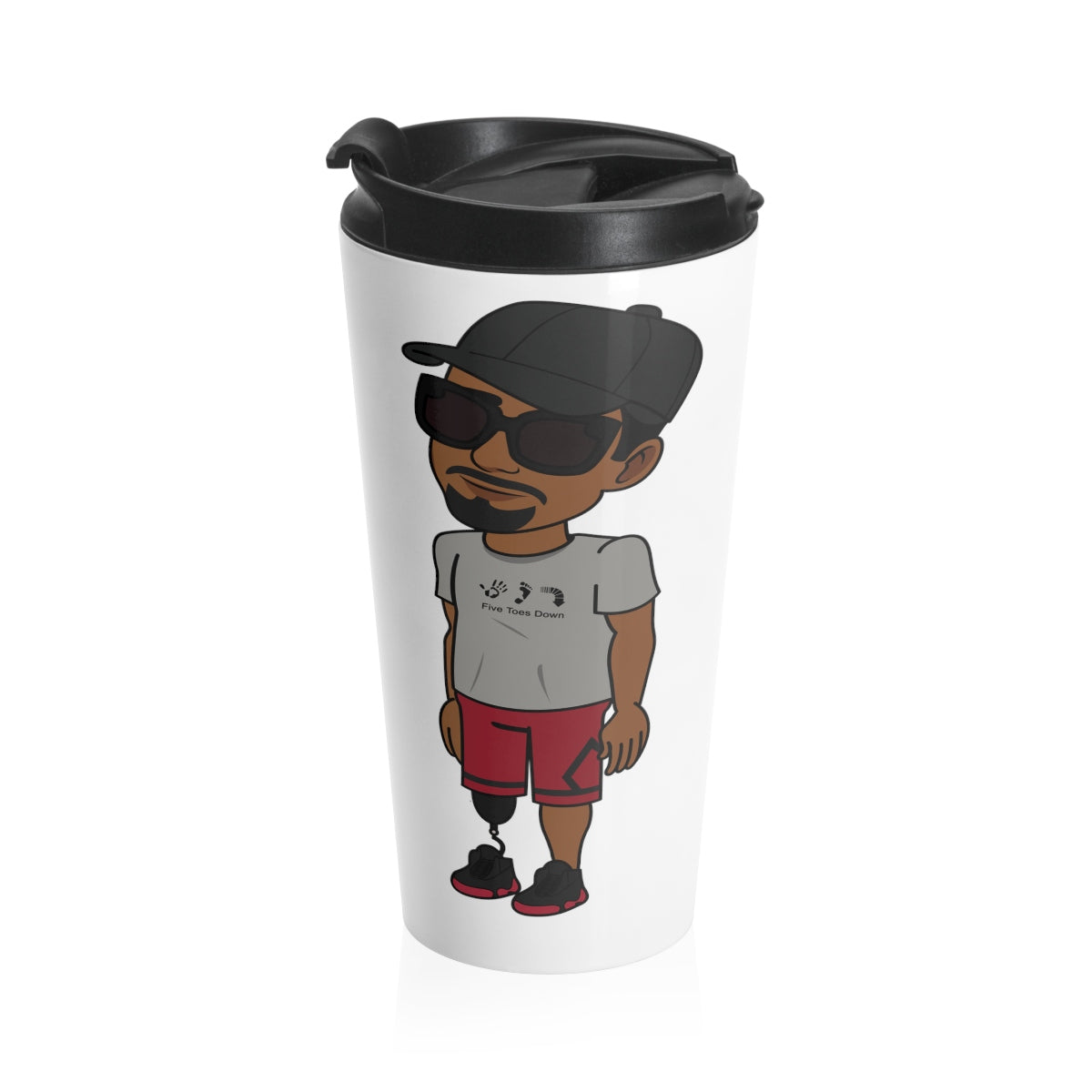 Five Toes Down Henry Hot/Cool Pic Stainless Steel Travel Mug