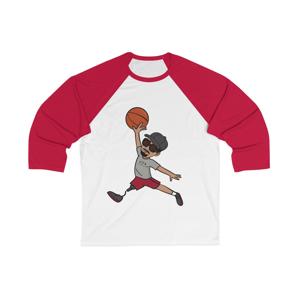 Five Toes Down Henry Im Up Unisex 3/4 Sleeve Baseball Tee