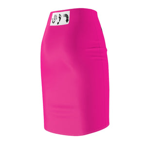 Five Toes Down Flamingo Women's Pencil Skirt