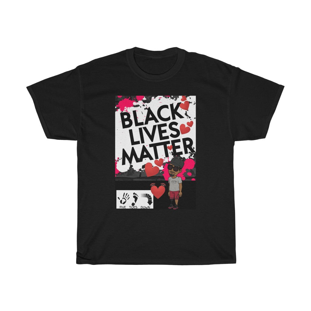 Five Toes Down BLM Unisex Tee