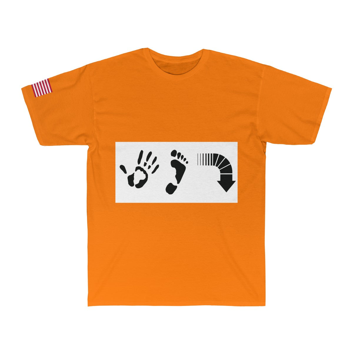 Five Toes Down Men's Surf Tee