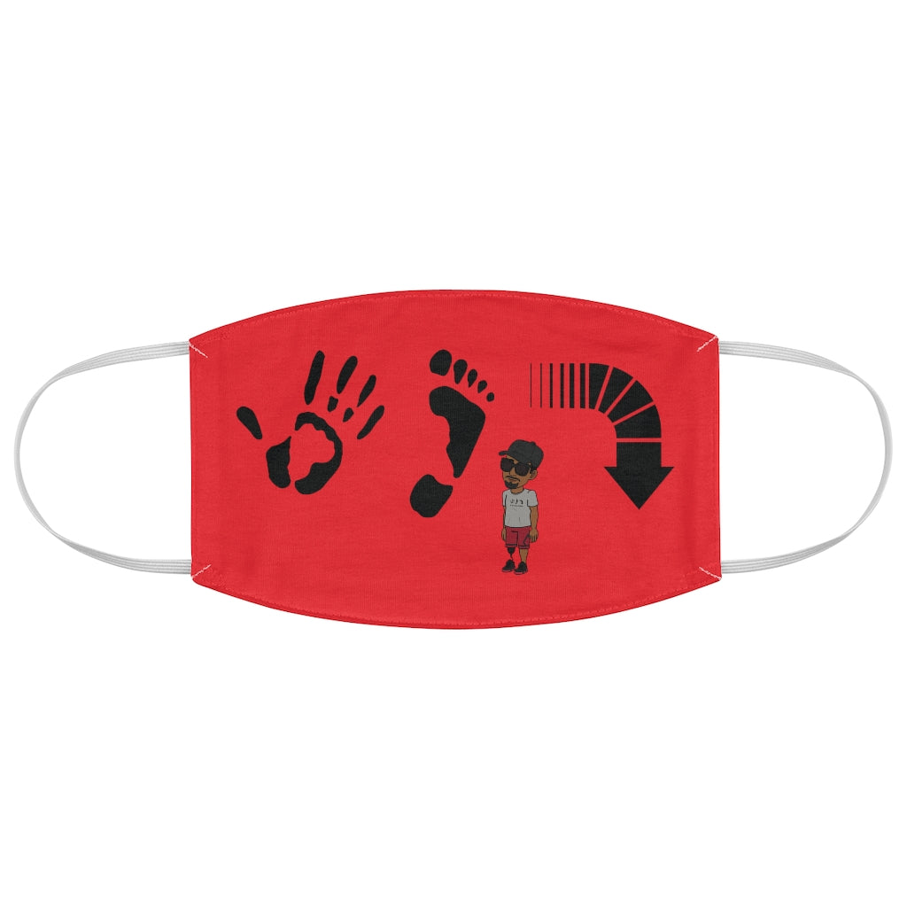 Five Toes Down Logo Fabric Face Mask