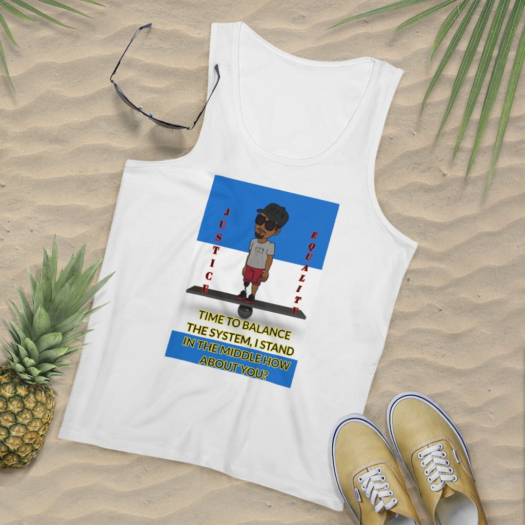 Five Toes Down Balance Men's Tank Top