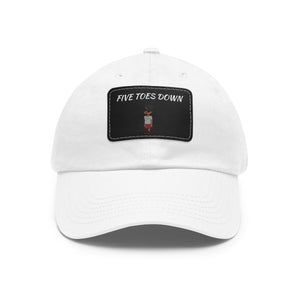 Five Toes Down Henry The Amputee Hat with Leather Patch