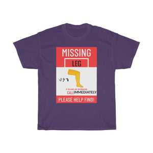 Five Toes Down Missing Leg Unisex Tee