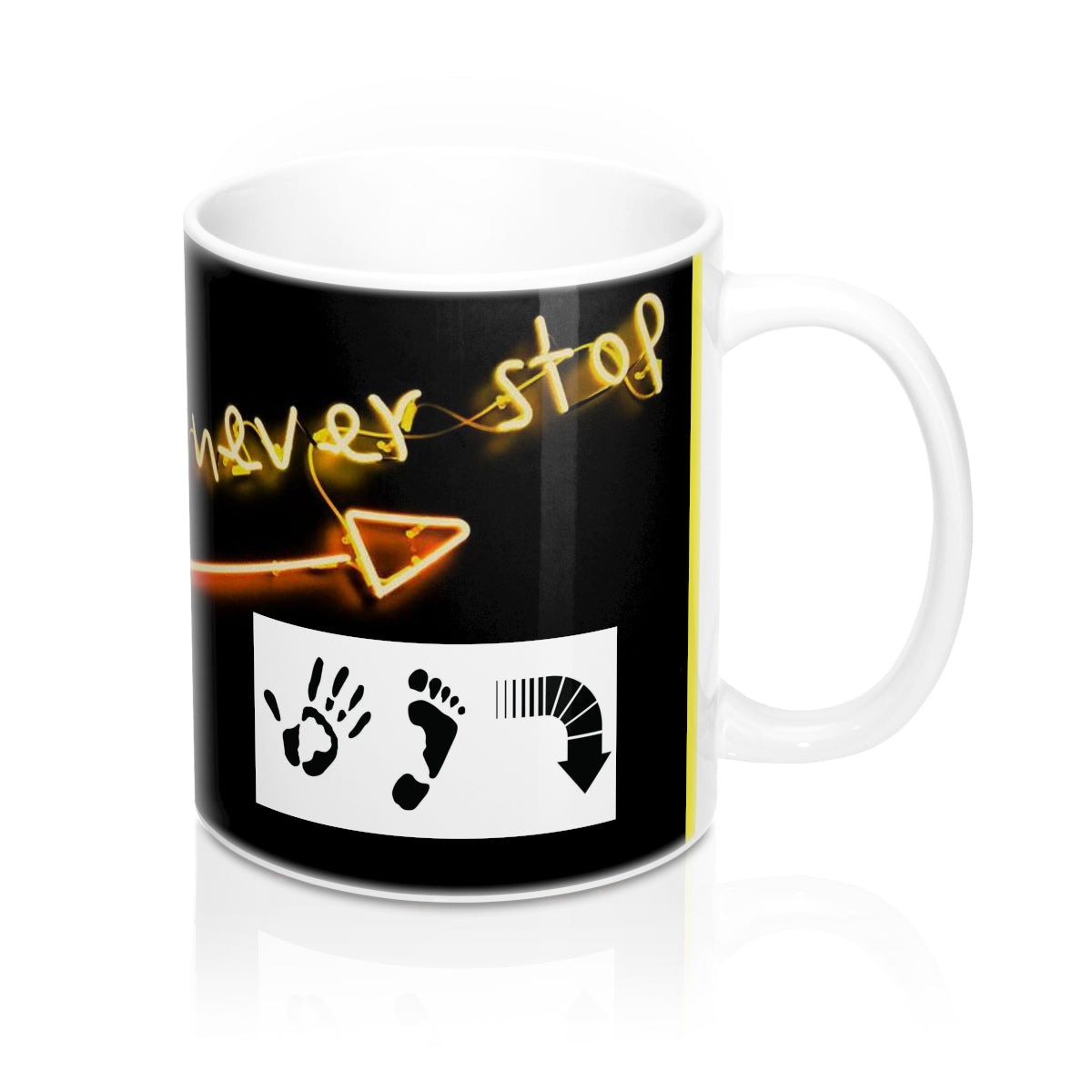 Five Toes Down Go Up Mug