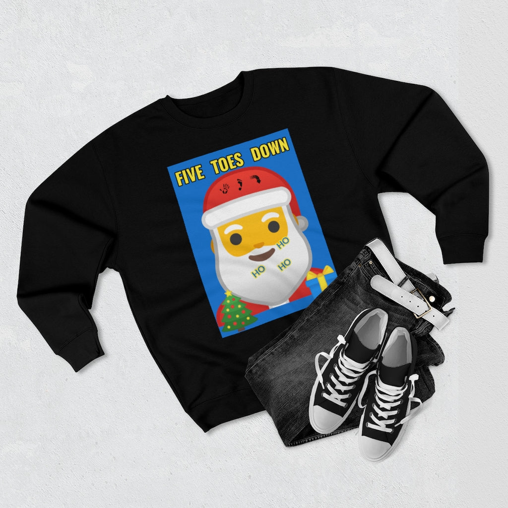 Five Toes Down Santa Unisex Sweatshirt