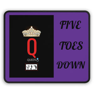 Five Toes Down Gaming Mouse Pad Purp/Queen