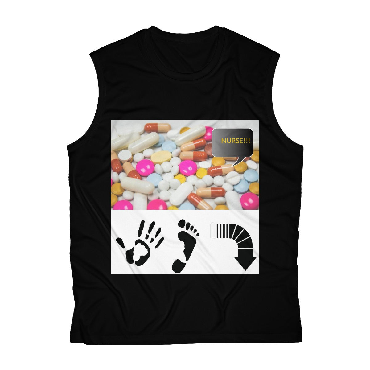 Five Toes Down Nurse Performance Tee