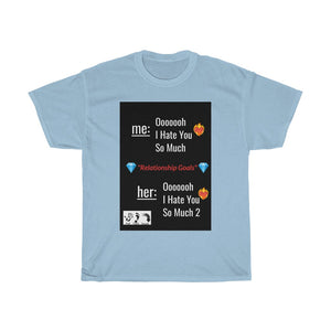 Five Toes Down I hate you 2 Unisex Tee