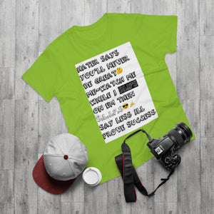 Five Toes Down Single Jersey Men's T-shirt Hater Says