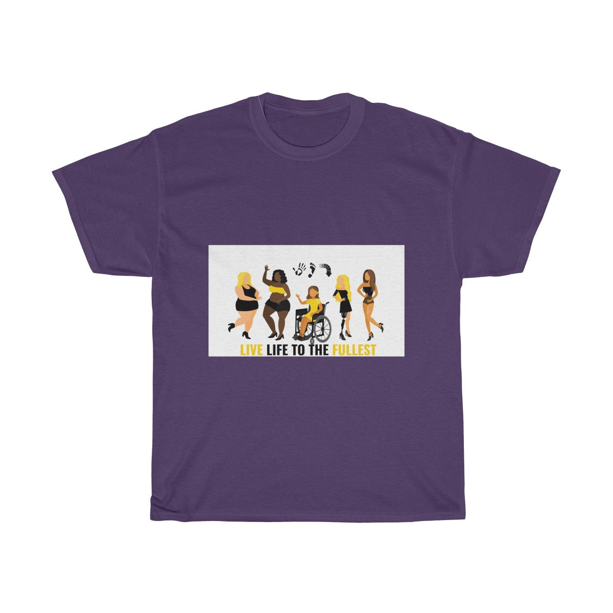Five Toes Down Live Life Unisex Tee