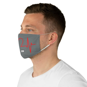 Five Toes Down Logo2 Fabric Face Mask