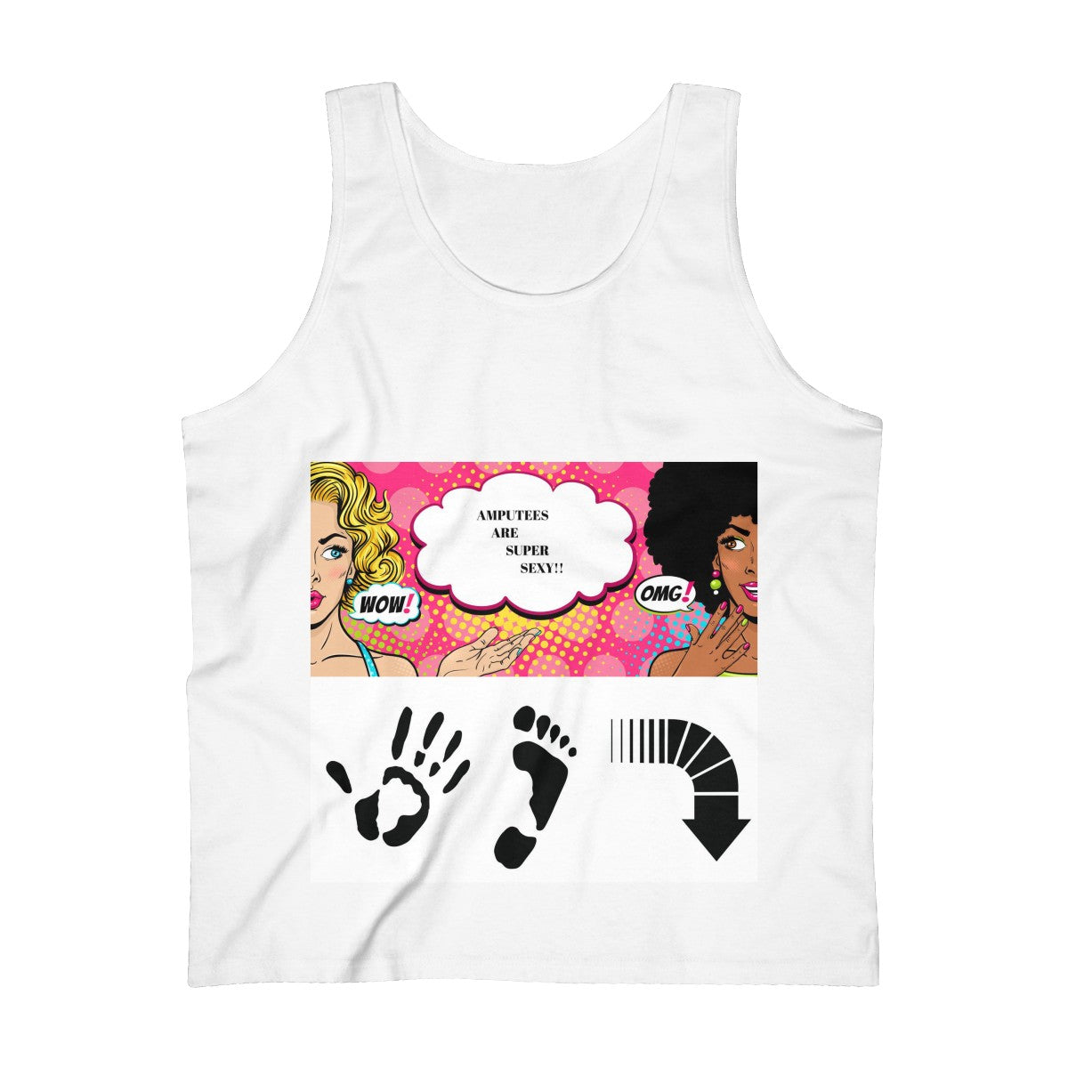 Five Toes Down Sexy Ultra Cotton Tank Top