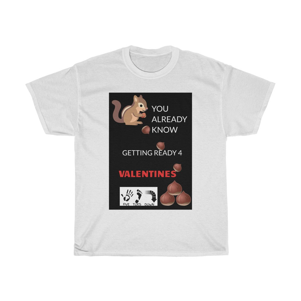 Five Toes Down Squirrel Unisex Tee
