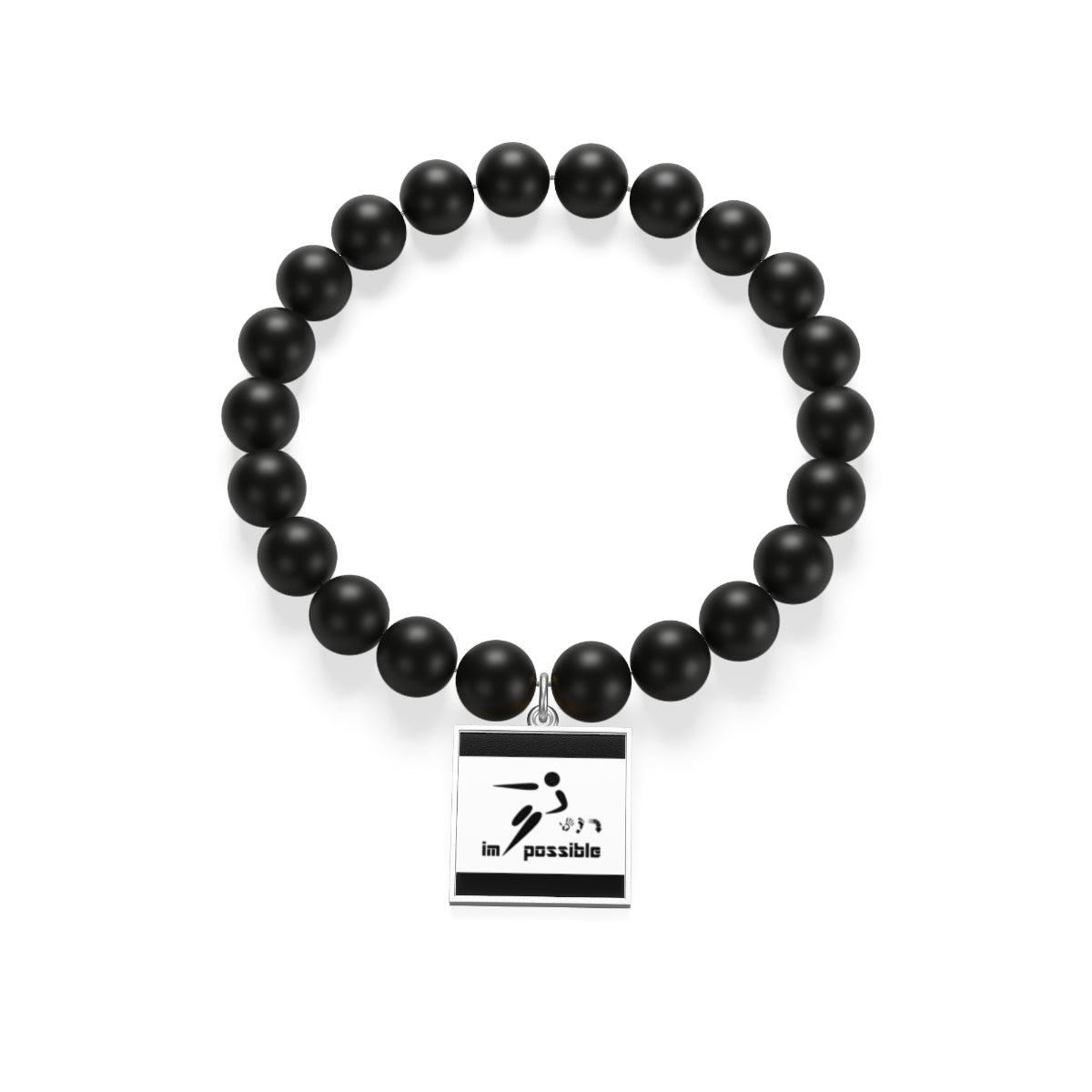 Five Toes Down Possible Matte Onyx Bracelet