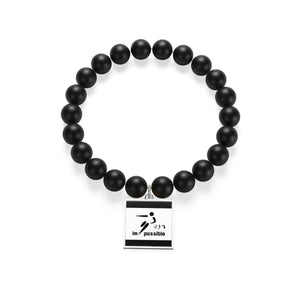 Five Toes Down Possible Matte Onyx Bracelet