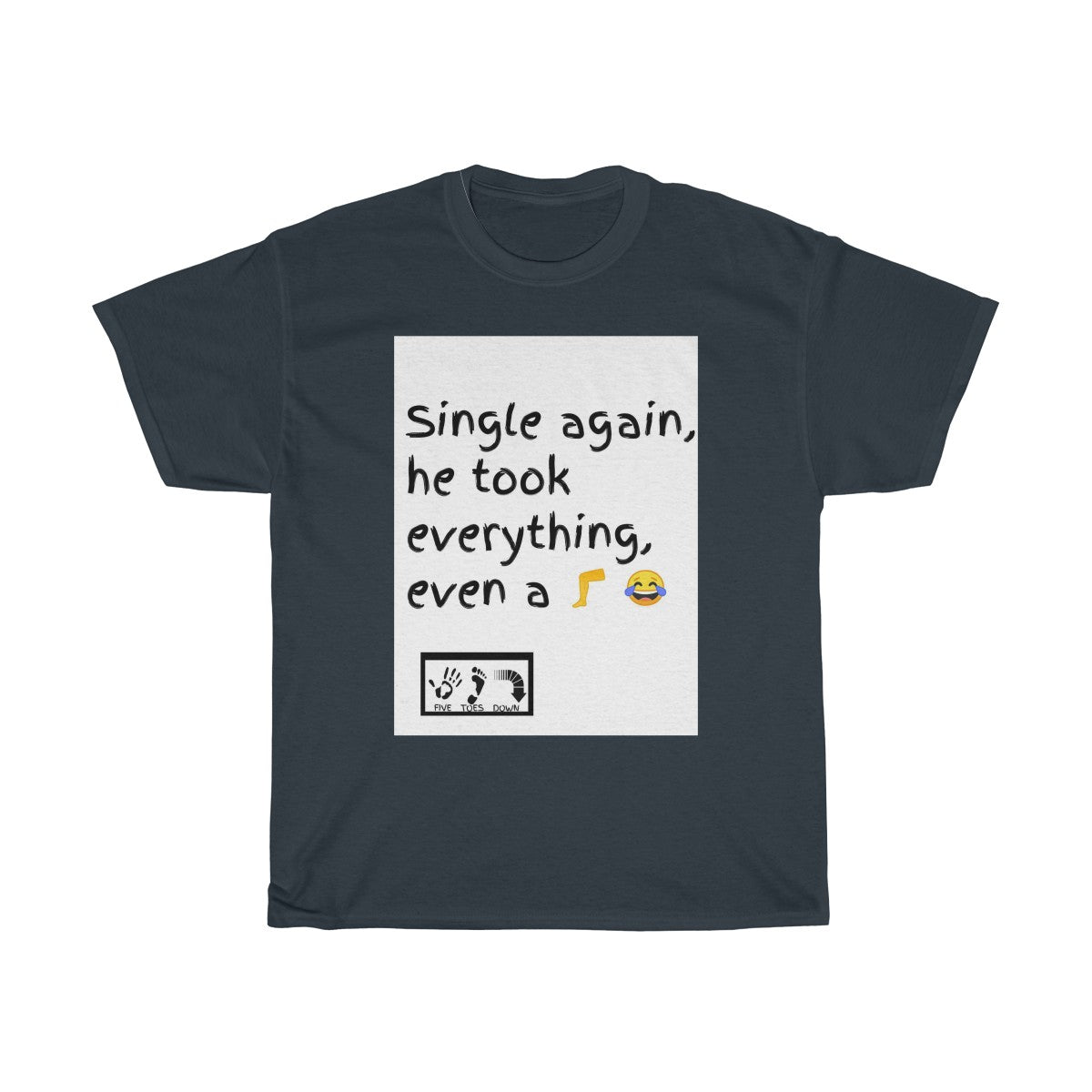 Five Toes Down He Took Unisex Tee