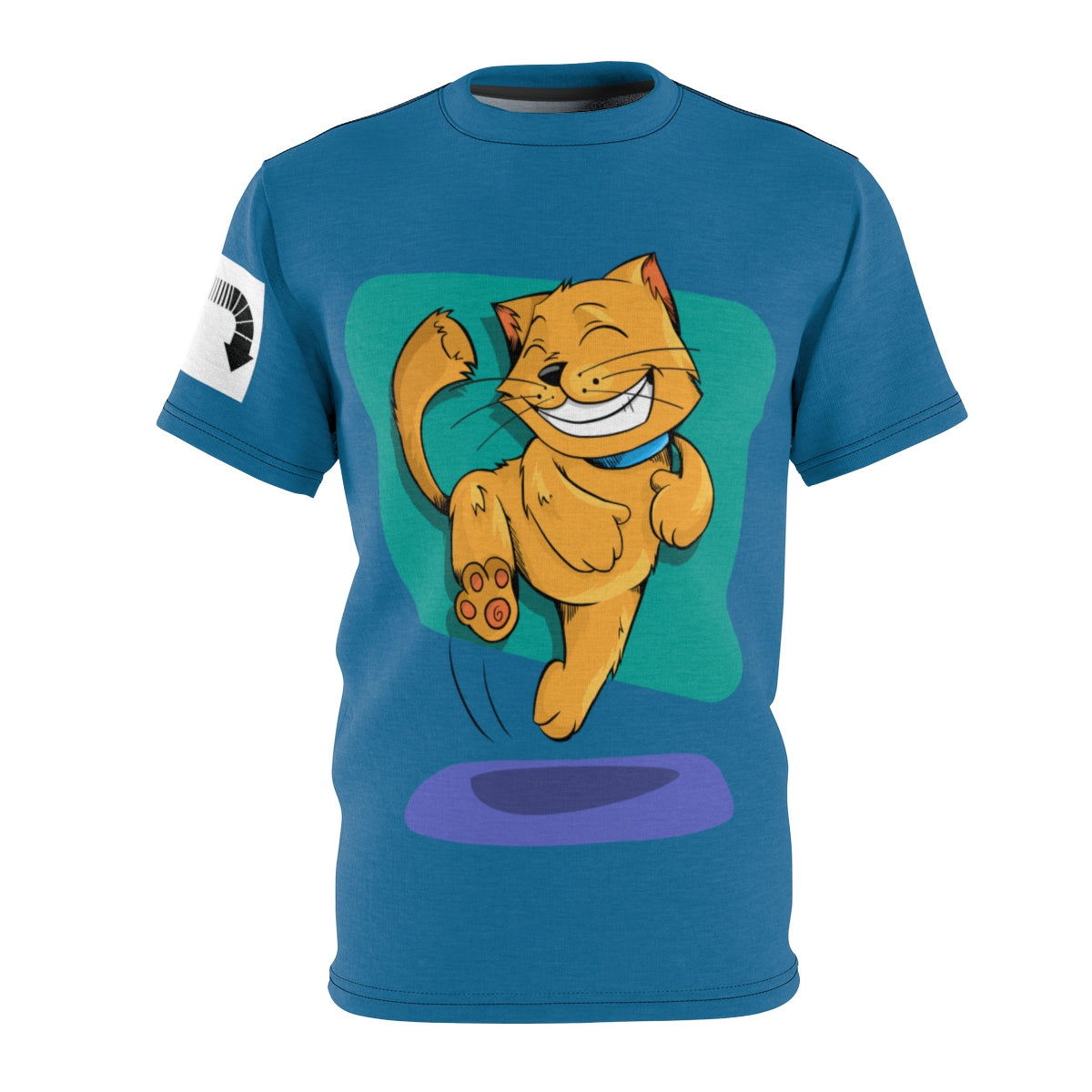 Five Toes Down Cat Dance Unisex Cut & Sew Tee