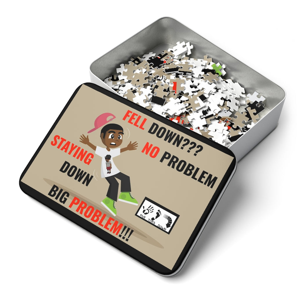 Five Toes Down Fell Down 252 Piece Puzzle