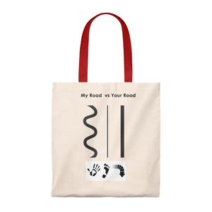 Five Toes Down My Road Tote Bag - Vintage