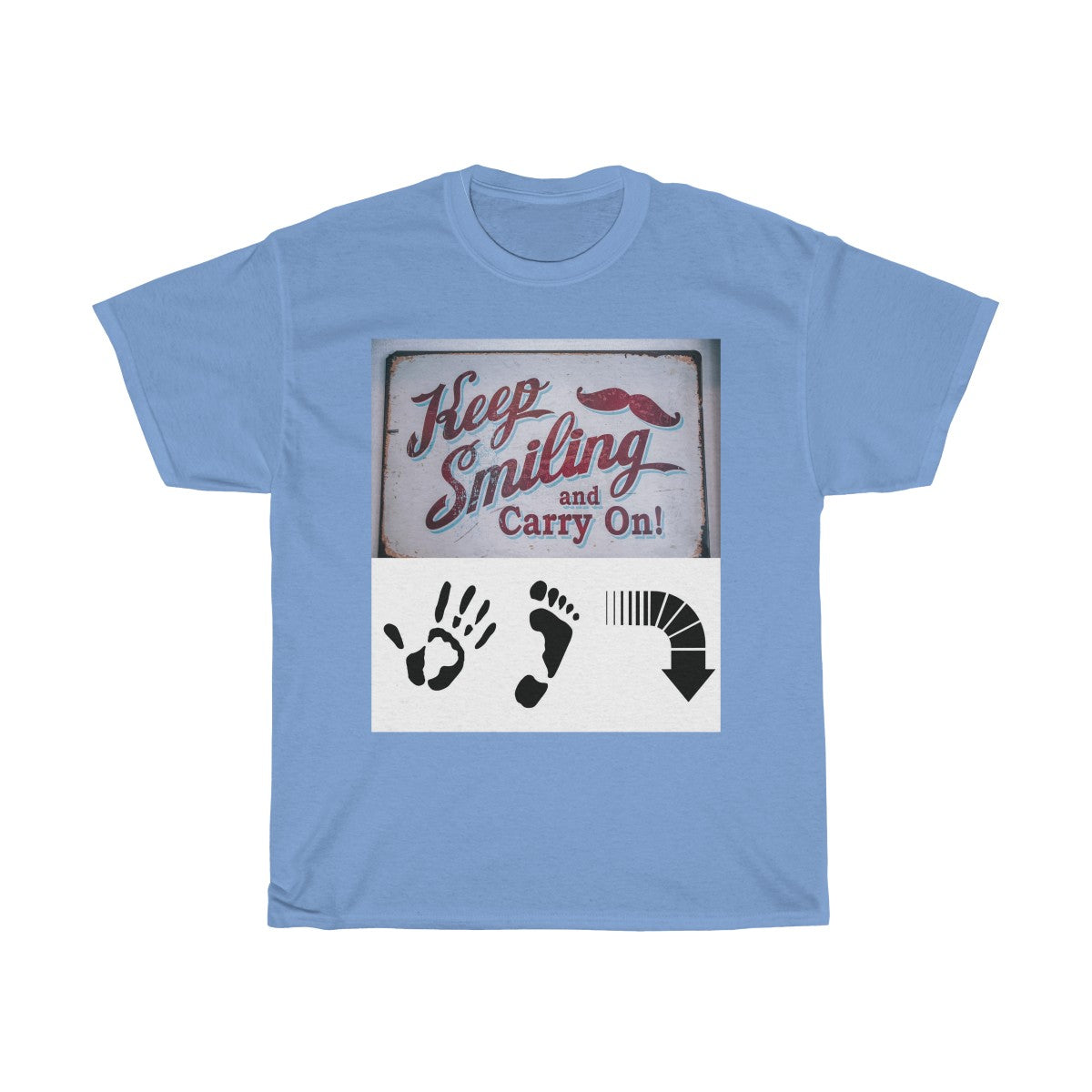 Five Toes Down Keep Smiling Unisex Tee