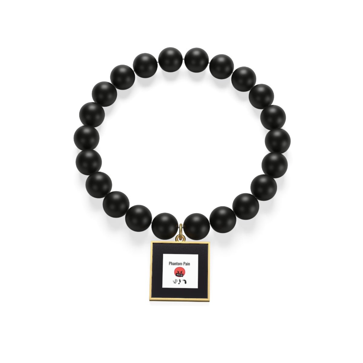 Five Toes Down Phantom Matte Onyx Bracelet