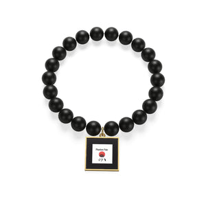 Five Toes Down Phantom Matte Onyx Bracelet