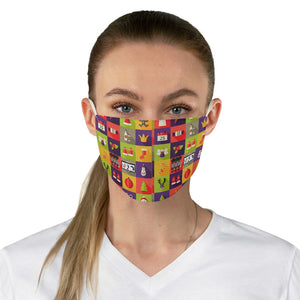 Five Toes Down Holiday 1 Fabric Face Mask