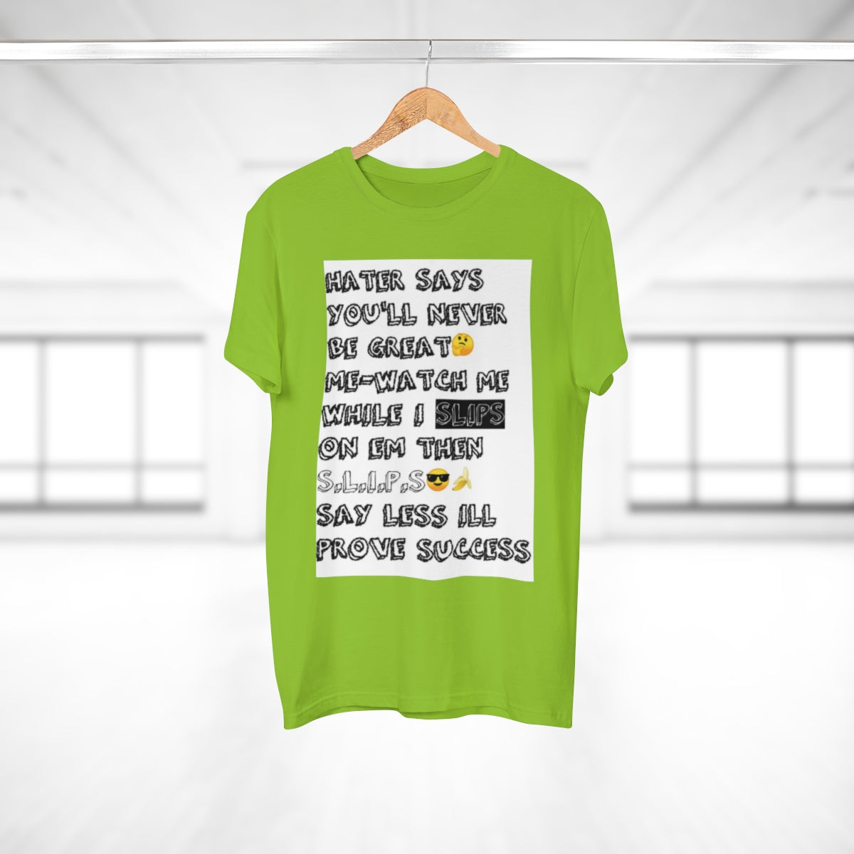 Five Toes Down Single Jersey Men's T-shirt Hater Says