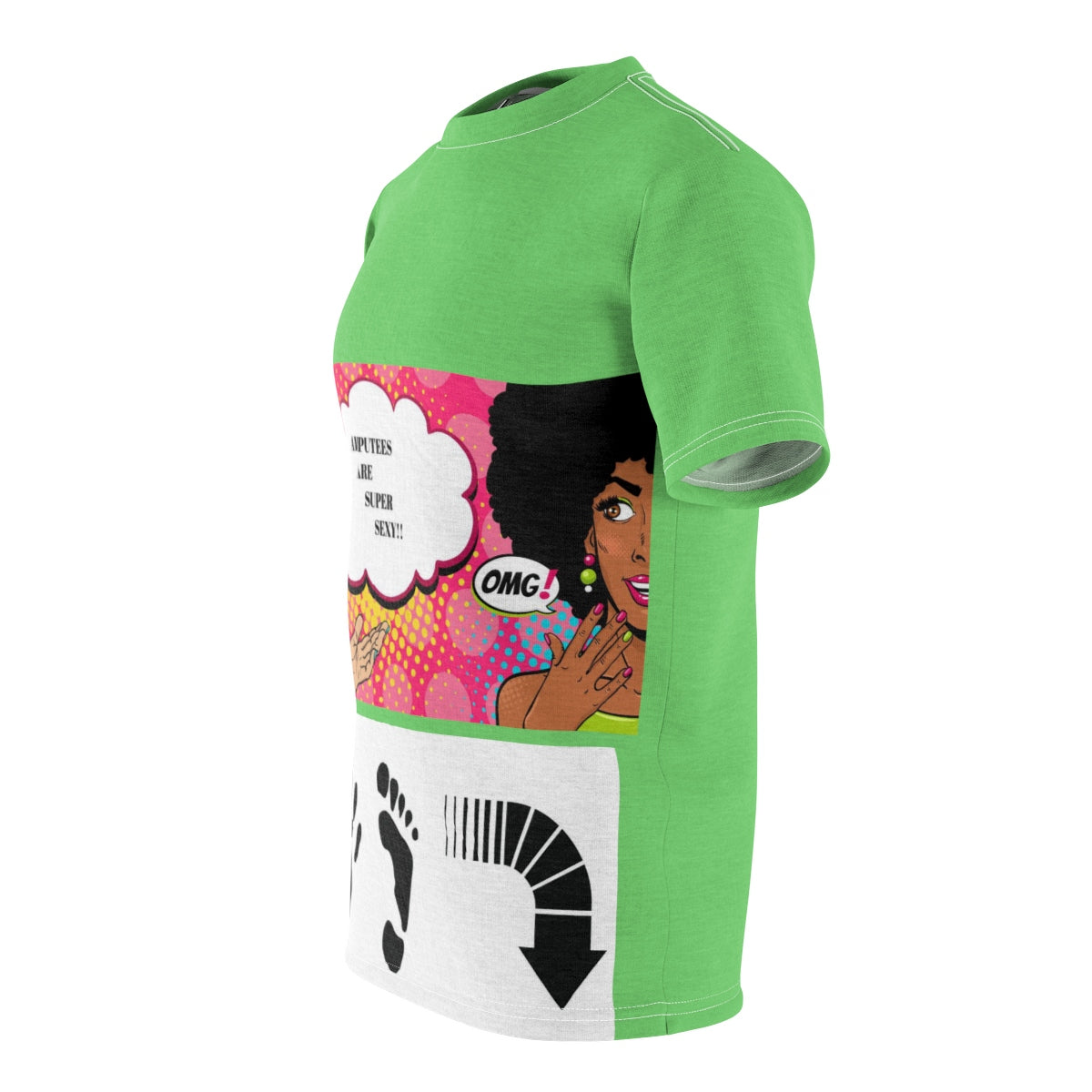 Five Toes Down Sexy Unisex Cut & Sew Tee