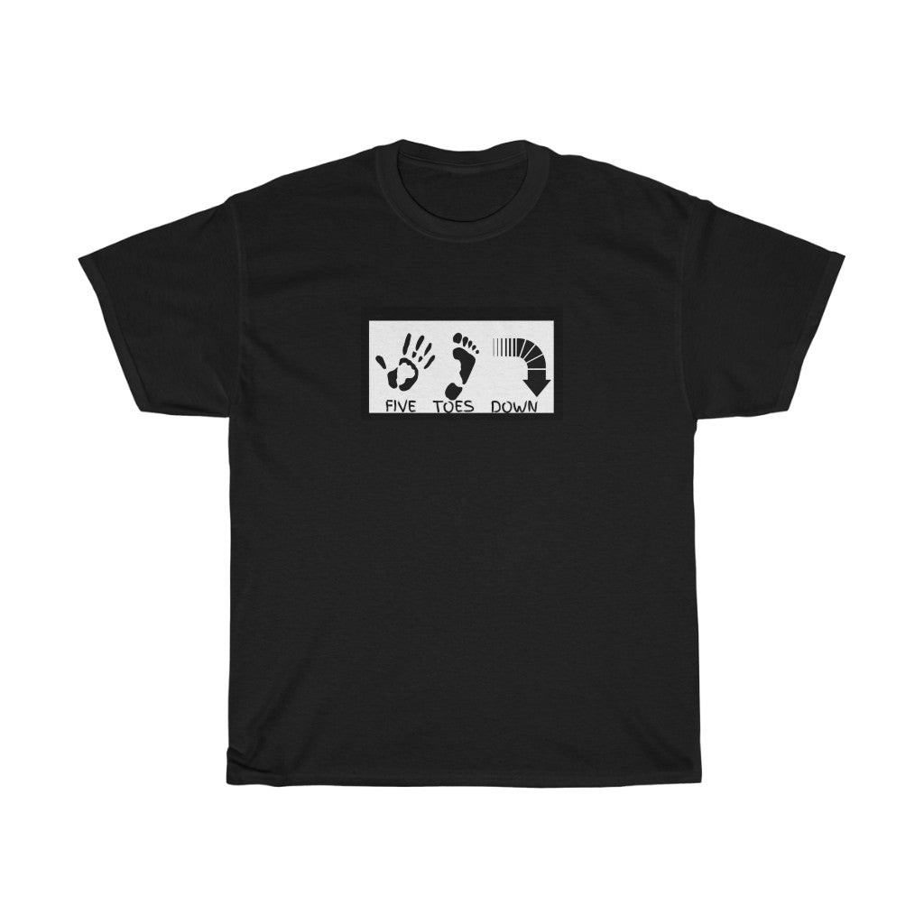 Five Toes Down Logo Unisex Tee