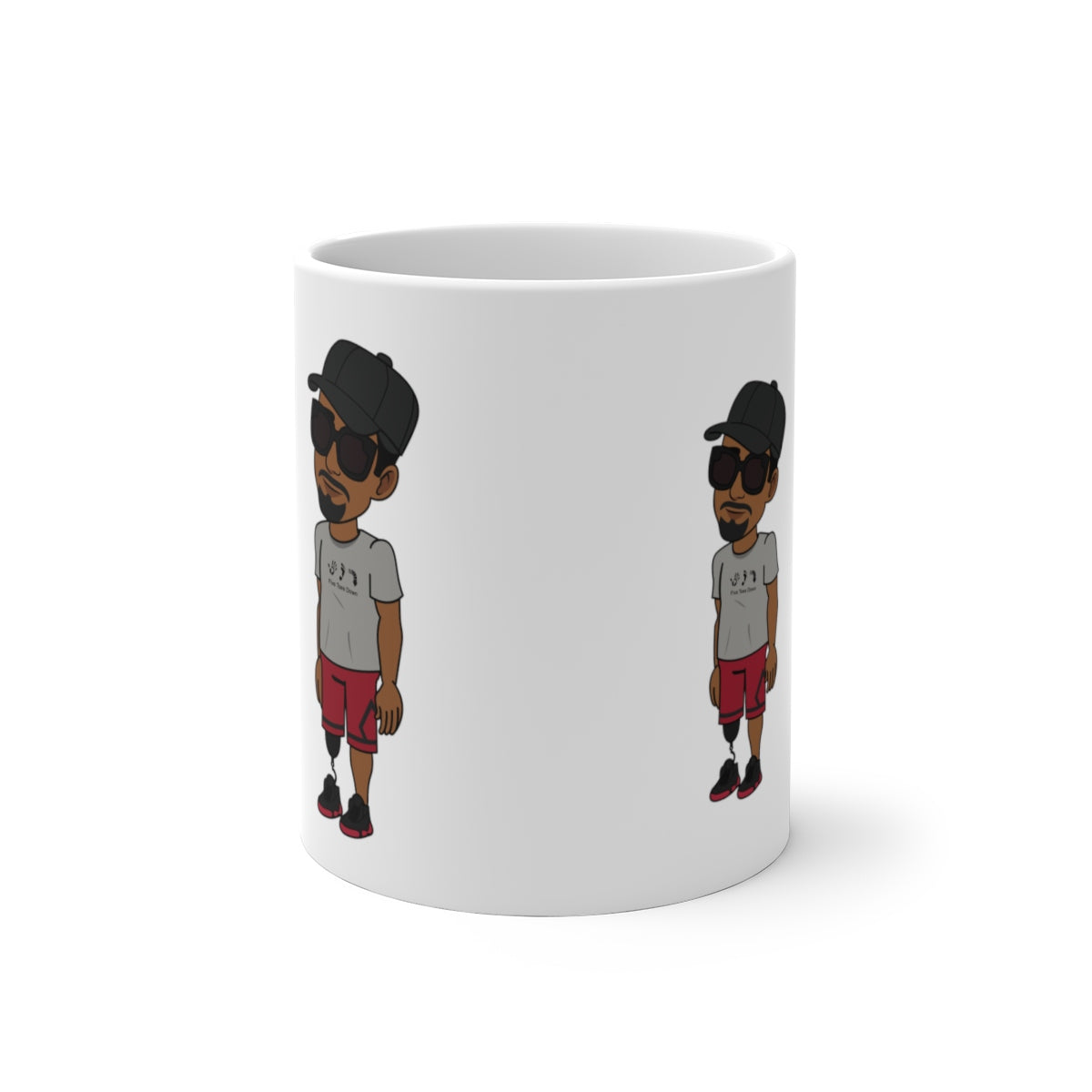 Five Toes Down Color Changing Mug