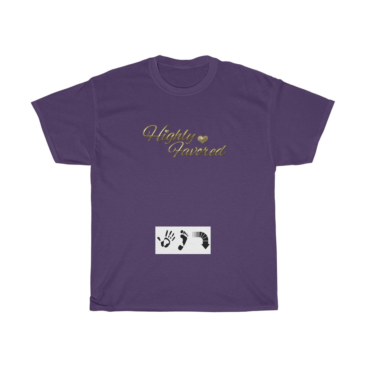 Five Toes Down Highly Favored Unisex Tee