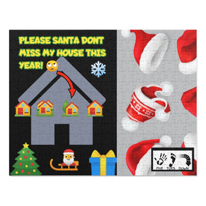 Five Toes Down Please Santa 252 Piece Puzzle
