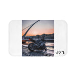 Five Toes Down Motorcycle Bath Mat