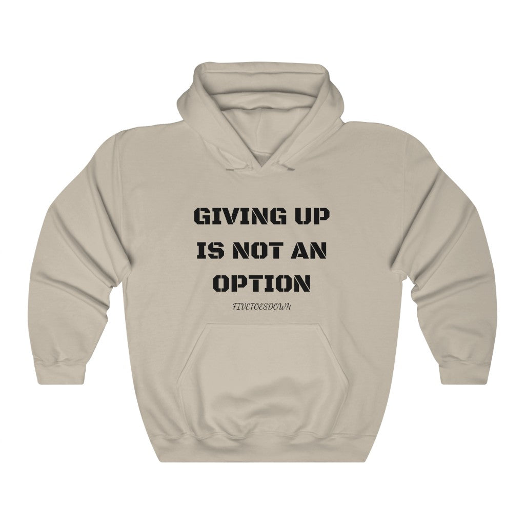 Five Toes Down Giving Up Unisex Heavy Blend Hooded Sweatshirt