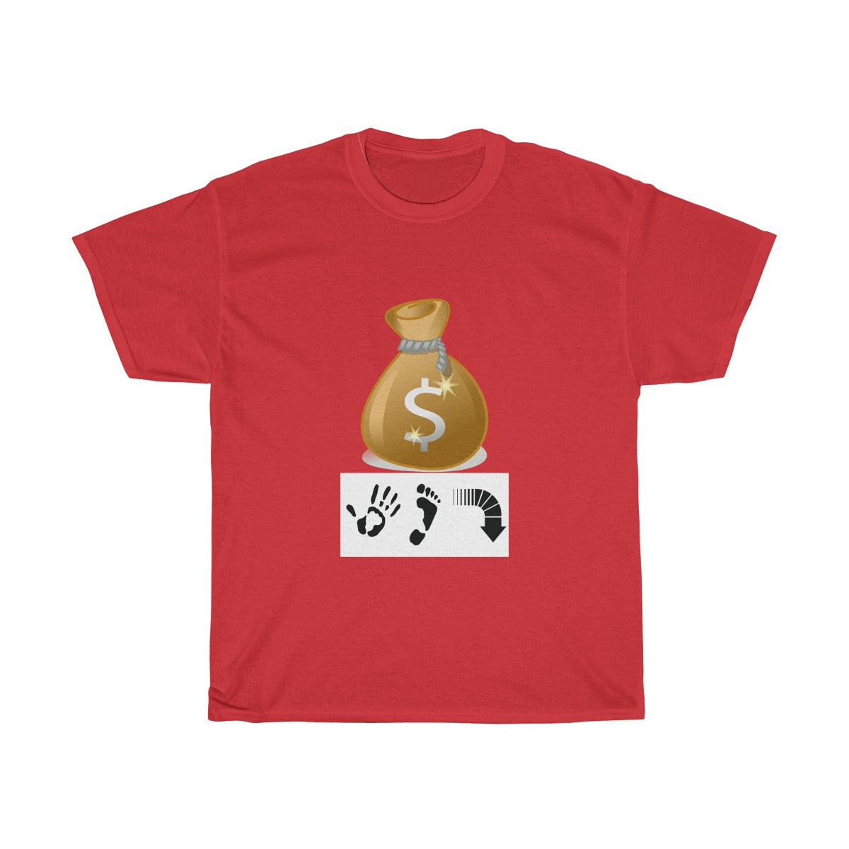 Five Toes Down Money Bag Unisex Tee