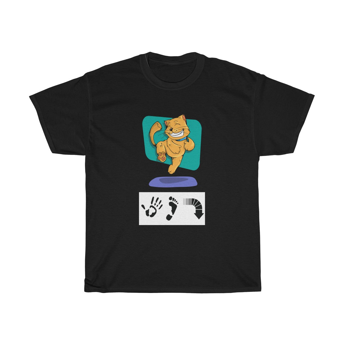 Five Toes Down Cat Dance Unisex Tee