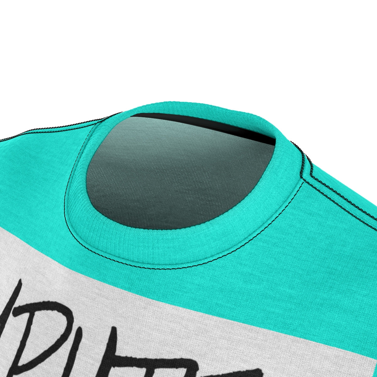 Five Toes Down New Normal Turquoise Unisex Cut & Sew Tee