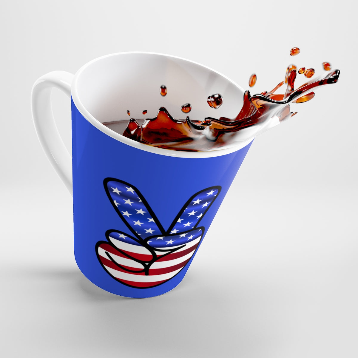 Five Toes Down Peace Latte mug