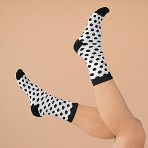 Five Toes Down Polka Dot Socks