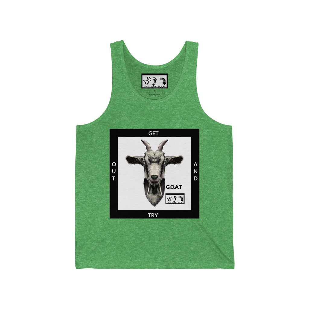 Five Toes Down G.O.A.T Unisex Jersey Tank
