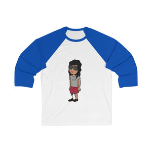 Five Toes Down Woman Amp Unisex 3/4 Sleeve Baseball Tee